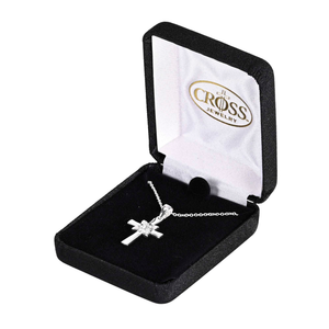 Necklace Floral Box Cross  - 603799689977