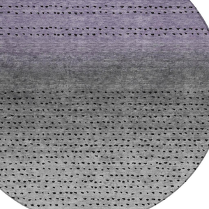 Round Abstract Washable Indoor Outdoor Area Rug - 880016781274