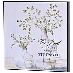 Wall Plaque Lord Stood And Gave Strength - 603799705950