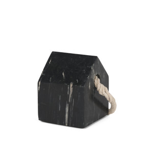 5" Black Marble Tabletop Sculpture - 880024618708