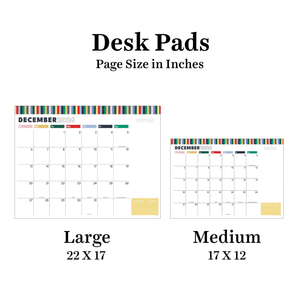 July 2026 - June 2027 Long Weekend Desk Pad Monthly Blotter Calendar - 619344386949