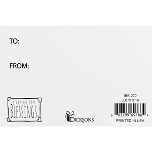 Itty Bitty Card For God So Loved - 603799691864