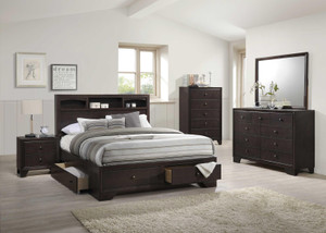 31" X 16" X 47" Espresso Rubber Wood Chest - 689211812734