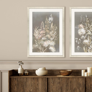 Delicate Bunch I Gold Framed Print Wall Art - 608219020606