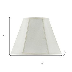 Eggshell Linen Piped Empire Lamp Shade - 880016649154