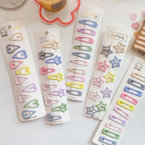 Enchanting Colorful Collection: Dreamy Hair Clip Accessories In A Magical Color Palette Sets For Babies - 643491105719