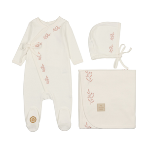 Embellished Wrap Layette Set - 738019494007