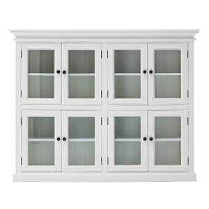 Classic White Two Level Mega Storage Cabinet - 808230004627