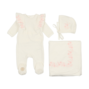 Dainty Ruffle Layette Set - 738019482028