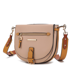 Drew Vegan Leather Color Block Women's Shoulder Bag - 726667374062