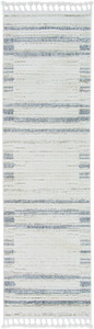 Homeroots Home Decor 9'x13' Ivory Grey Machine Woven Abstract Color Block Indoor Area Rug