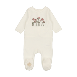 Pink Peonies Footie - 738019484961