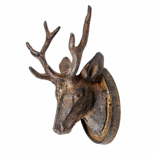 Cast Iron Mounted Buck - 602401486720