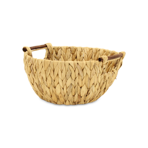 Woven Water Hyacinth Basket - 880016431469