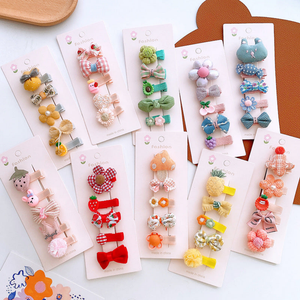 Versatile Hair Accessory For Babies: Colorful Small Butterfly Bow Hair Clip Sets - 716252307704