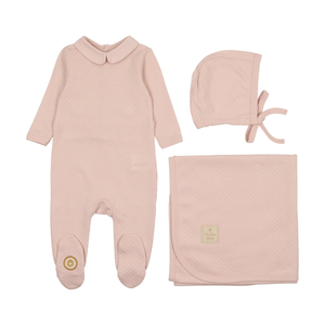 Textured Elegance Layette Set, Girls - 738019497718