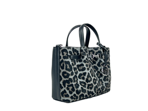 Michael Kors Carson Leopard Satchel Bag Crossbody - 197853813809