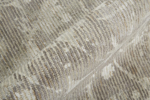 10' X 13' Ivory And Tan Abstract Hand Woven Area Rug - 606114111474 10' X 13' Ivory And Tan Abstract Hand Woven Area Rug - 606114111474