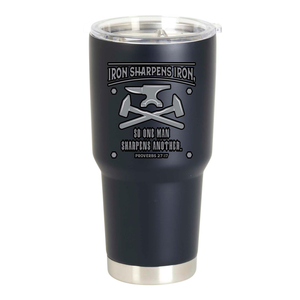Tumbler Iron Sharpens Iron Black  - 603799705424