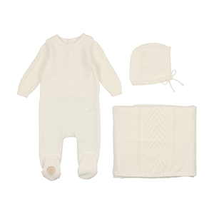 French Weave Layette Set - 738019483322