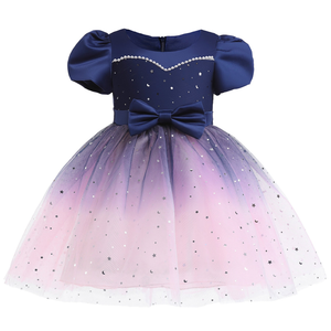 Baby Girl Frozen Elsa Princess Dress Birthday Tutu Formal Western Style Dress - 643491114971