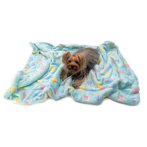 Ultra Plush Colorful Hearts Blanket - 721762817889