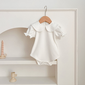 Summer Girls Solid Color High Quality Basic Onesies - 716252306745