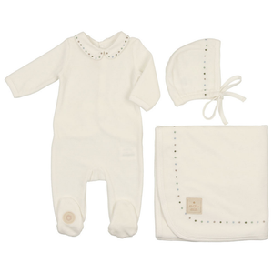 Dot to Dot Collared Layette Set - 738019499620