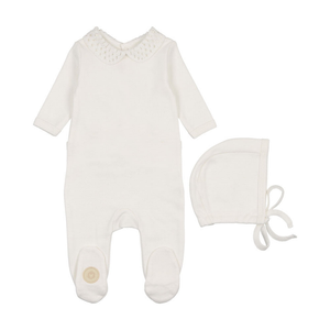 Touch of Crochet Boys' Footie & Hat Set - 735525893034