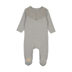 V-Knit Henley Footie - 735525893744