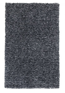 Homeroots Home Decor 8' x 10' Polyester Black Heather Area Rug, Black Heather, 8' x 10' Size