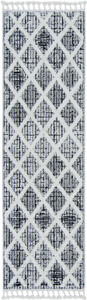 Homeroots Home Decor 94" X 130" Charcoal Polyester Rug