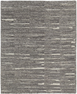 12' X 15' Gray Ivory and Taupe Abstract Hand Woven Area Rug