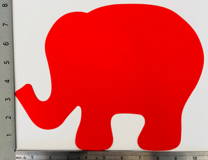 Elephant Assorted Color Super Cut-Outs