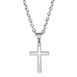 Necklace To My Grandson Cross W/Cutout
