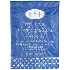 Flag Applique Good&Faithful Burlap