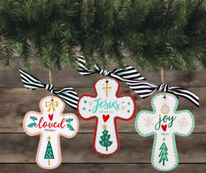 Christmas Ornament Loved Merry Bright
