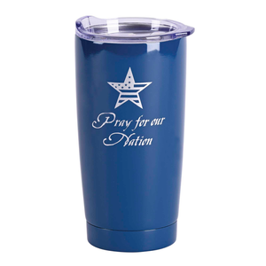 Tumbler Pray For Our Nation Navy 20 Oz
