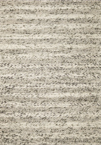 7' x 9' Wool Grey Area Rug