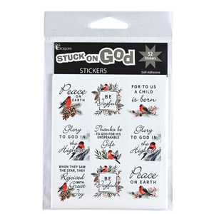 Sticker Sheets Bird Botanical Square