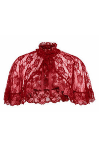 Red Lace Cape
