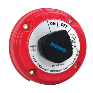 Perko Medium Duty Battery Disconnect Shut Off/On - 250 Amp Continuous, 12-32VDC - 085226560286 Perko Medium Duty Battery Disconnect Shut Off/On - 250 Amp Continuous, 12-32VDC - 085226560286