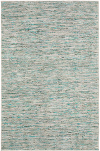 4' X 6' Green Wool Hand Loomed Handmade Area Rug - 606114470717 4' X 6' Green Wool Hand Loomed Handmade Area Rug - 606114470717