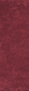 8' Red Plain Runner Rug - 4512822788609