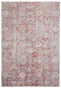 8' X 10' Pink Ivory And Gray Abstract Stain Resistant Area Rug - 606114116509 8' X 10' Pink Ivory And Gray Abstract Stain Resistant Area Rug - 606114116509