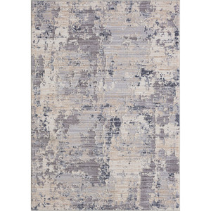 Homeroots Home Decor 5' X 8' Gray Abstract Area Rug