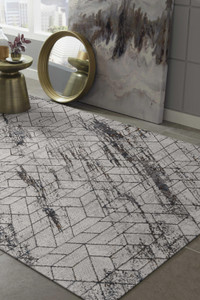 Homeroots Home Decor Inspire 7503 Ivory Elliott Rug, Ivory, 94 x 130 Inches