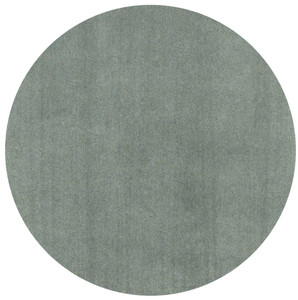 Homeroots Home Decor 8' Round Polyester Slate Area Rug, Slate, Round