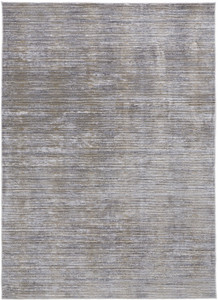 Homeroots Home Decor 5' x 8' Taupe Silver and Tan Abstract Power Loom Area Rug