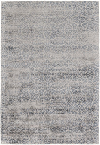 Homeroots Home Decor 5' x 8' Abstract Hand Woven Area Rug, Blue Gray and Taupe